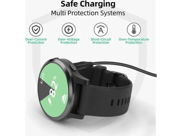 Alt view image 7 of 7 - USB C Smartwatch Charging Cable TPE Copper Wire Data Sync Charger for Fenix 7 7S 7X Fenix 6 6S 6X Fenix 5 5S 5X Plus Forerunner 965 945 245 45 Venu Instinct 2 Pack