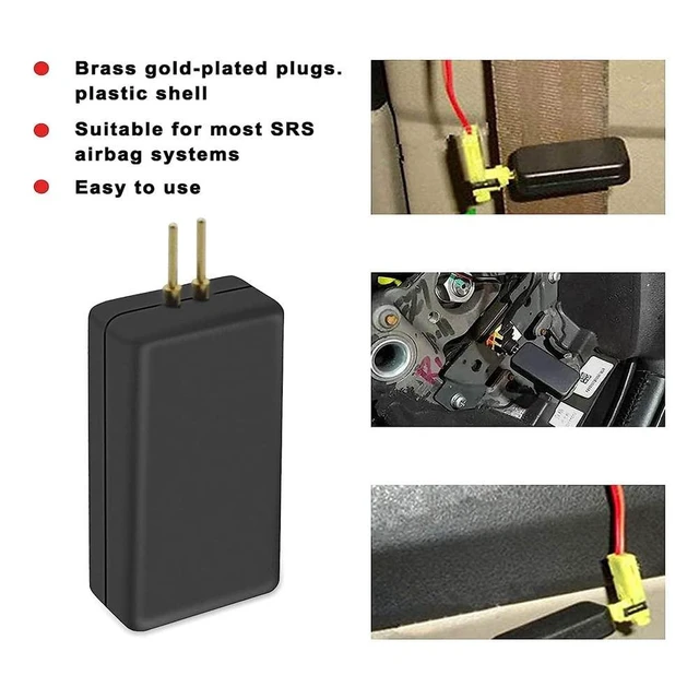 Alt view image 3 of 7 - ABRS Simulator Car Air Bag Detection Tool Resistor Fault Finding Diagnostic Tool Automotive Safety System Troubleshooter for Cars SUVs Off-Road Pickup Trucks Black Plastic 9 Pack