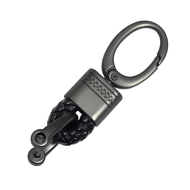 Alt view image 2 of 5 - Keychain Set Woven Rope Key Holders with 360° Rotation Metal Buckle Closure Zinc Alloy+PU Construction Includes Screwdriver for Keys Bags and Wallets 35g Random Color 80 x 26 x 11mm 4Pcs/Pack