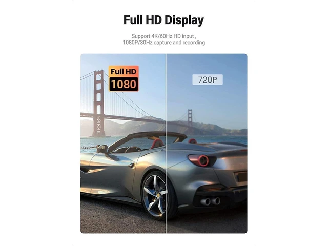 Alt view image 6 of 7 - HDMI to USB-A/USB-C Video Capture Card 4K@60Hz Input 1080P@30Hz Output USB 2.0 Audio Video Recording Adapter for Streaming Gaming Teaching Video Conference Windows Linux Plug and Play