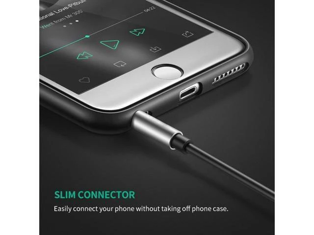Alt view image 6 of 7 - 3.5mm Stereo Headset Splitter Cable Audio Y Adapter 1 Male to 2 Female Plugs for Separate Headphone and Microphone Connections CTIA Compatible with iPhone and Samsung Black 20CM/8inch 2-Pack
