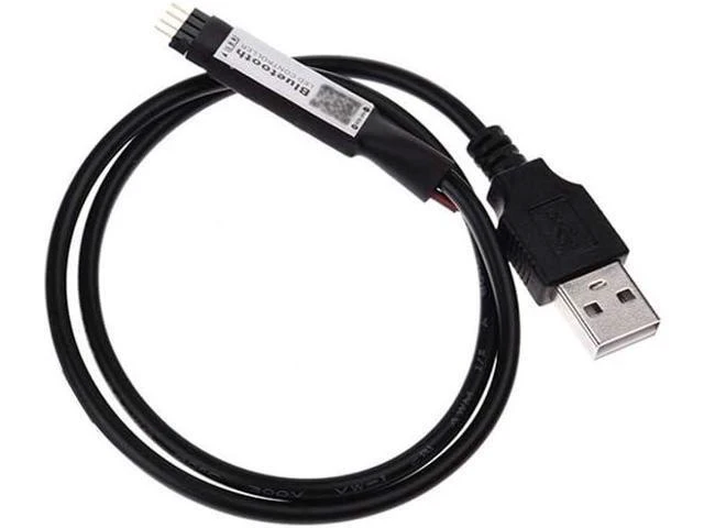Alt view image 3 of 5 - 5V USB LED RGB Light Strip Controller with WiFi Bluetooth Remote 4-Pin Male Connector TV Backlight Dimmer Internet App Control for 4-7 Controllers 30m Range 5m Maximum Strip Length