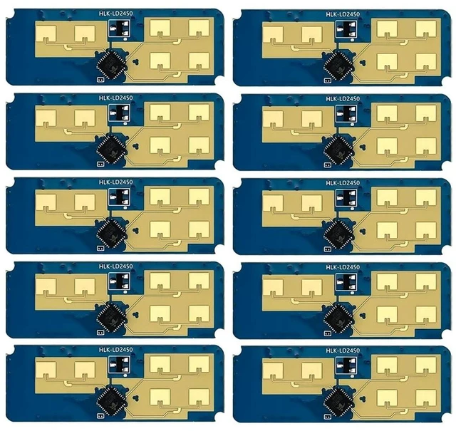 Main image of LD2450 24GHz Human Movement Tracking Radar Module Trajectory Sensor FMCW Serial Output Distance Angle Speed Measurement 8m Detection Distance +/-60° Azimuth +/-35° Tilt 5V 250MHz 10Pcs