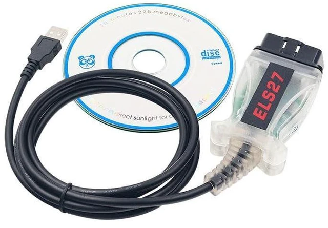 Alt view image 3 of 6 - OBD USB Diagnostic Cable with ELS27 HJ128GP Chip Vehicle Diagnostics Interface for Ford Mazda Lincoln Mercury DTC Reading and Reset Sensor Data Windows 2000/XP/Vista/7/8/8.1