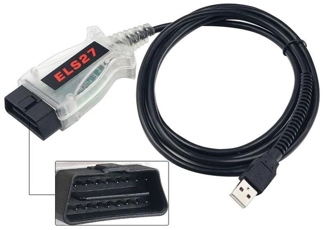 Alt view image 4 of 6 - OBD USB Diagnostic Cable with ELS27 HJ128GP Chip Vehicle Diagnostics Interface for Ford Mazda Lincoln Mercury DTC Reading and Reset Sensor Data Windows 2000/XP/Vista/7/8/8.1