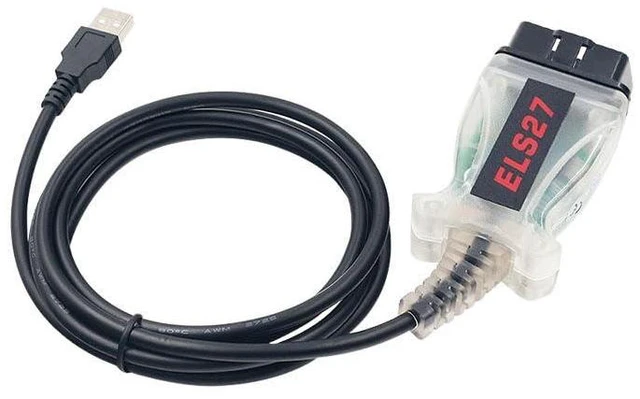 Alt view image 6 of 6 - OBD USB Diagnostic Cable with ELS27 HJ128GP Chip Vehicle Diagnostics Interface for Ford Mazda Lincoln Mercury DTC Reading and Reset Sensor Data Windows 2000/XP/Vista/7/8/8.1