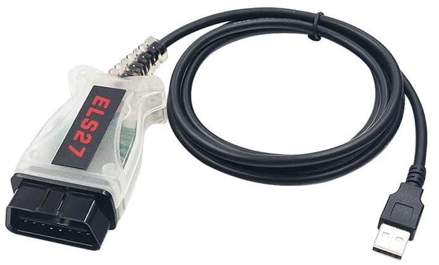 Alt view image 5 of 6 - OBD USB Diagnostic Cable with ELS27 HJ128GP Chip Vehicle Diagnostics Interface for Ford Mazda Lincoln Mercury DTC Reading and Reset Sensor Data Windows 2000/XP/Vista/7/8/8.1