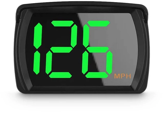 Main image of Large Font Car HUD Speed Display MPH Smart GPS Speedometer Plug and Play LED Head Up Display High Definition Accurate Vehicle Speed Indicator for Day and Night Visibility