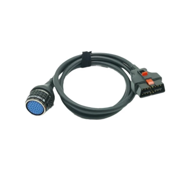 Alt view image 5 of 5 - OBD2 Diagnostic Cable Vehicle Diagnostic Interface Cable SD C4 C5 16-Pin Main Connector Standard OBD-II Gold-Plated Pins Secure Locking Mechanism Vehicle Programming 6-Foot Black