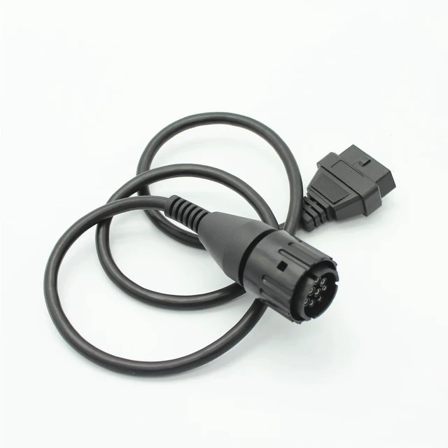Main image of 10Pin to 16Pin OBD2 Diagnostic Cable for Motorcycle Motorbike ICOM D System Connector Diagnostic Data Link for Vehicle Troubleshooting and Repair Maintenance 5FT/1.5M