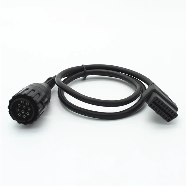 Alt view image 2 of 4 - 10Pin to 16Pin OBD2 Diagnostic Cable for Motorcycle Motorbike ICOM D System Connector Diagnostic Data Link for Vehicle Troubleshooting and Repair Maintenance 5FT/1.5M