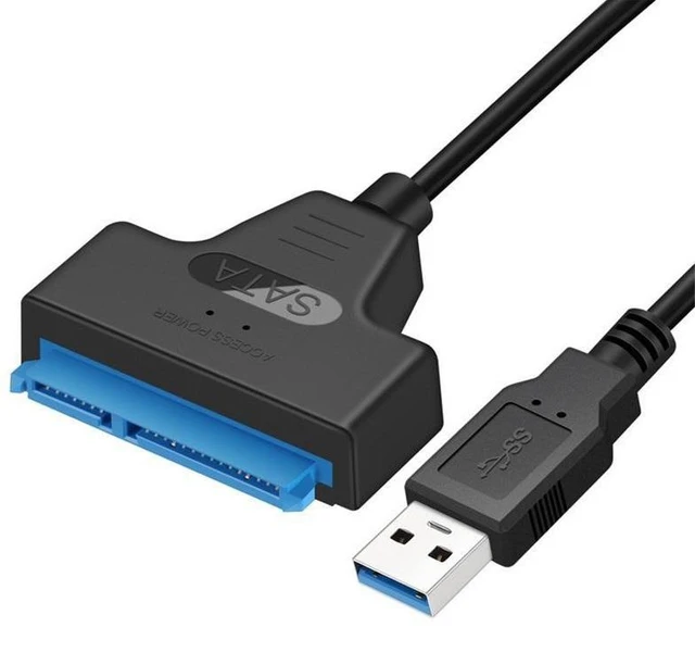 Alt view image 2 of 6 - USB 2.0 SATA Adapter Cable for 2.5/3.5-inch SSD and Mechanical Hard Disk SATA to USB Converter for Desktop Laptop Plug and Play Hard Drive Reader No Driver Required 3.5-inch Hard Drives Require Power