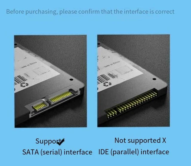 Alt view image 3 of 6 - USB 2.0 SATA Adapter Cable for 2.5/3.5-inch SSD and Mechanical Hard Disk SATA to USB Converter for Desktop Laptop Plug and Play Hard Drive Reader No Driver Required 3.5-inch Hard Drives Require Power