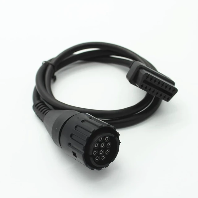 Alt view image 3 of 4 - 10Pin to 16Pin OBD2 Diagnostic Cable for Motorcycle Motorbike ICOM D System Connector Diagnostic Data Link for Vehicle Troubleshooting and Repair Maintenance 5FT/1.5M