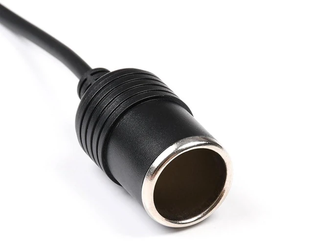 Alt view image 3 of 6 - 16-Pin OBD2 Male to Cigarette Lighter Female Socket Adapter Cable 18AWG Vehicle Power Supply Extension Cord 1.9FT/60cm OBD2 Connector Cable for Car Electronics Diagnostic Tools and 12V Accessories