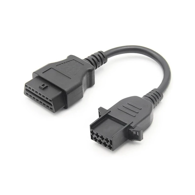 Alt view image 7 of 7 - OBD2 Diagnostic Adapter Cable 16-Pin to 8-Pin OBD Extension Cable Connector 16-Pin Female to 8-Pin Male Diagnostic Port Converter for Truck Vehicle Service