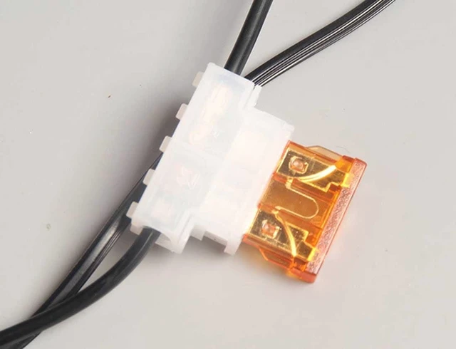 Alt view image 3 of 6 - OBD Battery Replacement Cable ECU Memory Saver Power Supply Tool OBD Port Battery Backup Cable with Heavy-Duty Insulated Copper-Tipped Clamps for Car Battery Replacement 1.1 Meter Wire