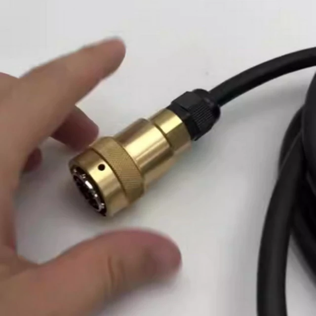 Alt view image 4 of 6 - C3 OBD2 Diagnostic Cable RS232 to RS485 Converter Cable with PCB Star Module DB9 Female to 16-Pin Circular Connector Gold-Plated Contacts Black Heavy-Duty PVC Jacket Approximately 6 Feet
