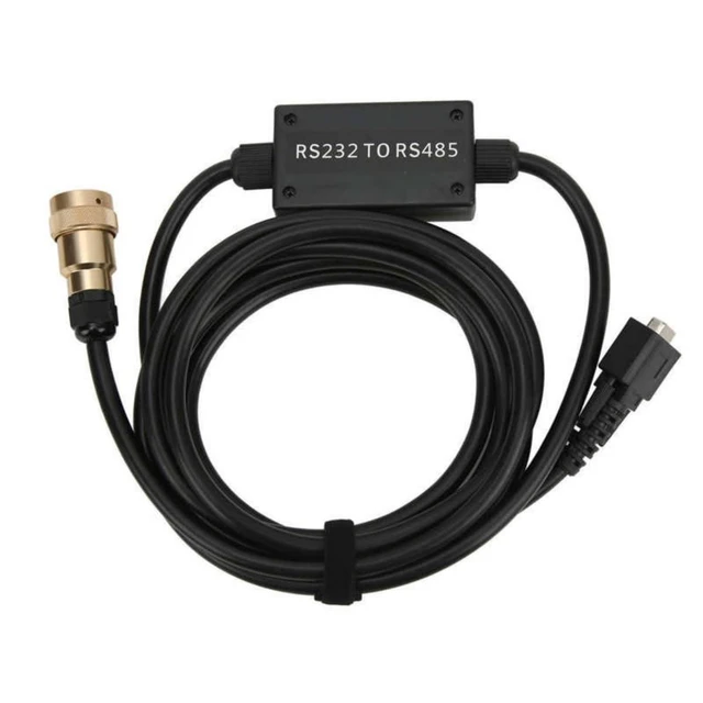 Alt view image 5 of 6 - C3 OBD2 Diagnostic Cable RS232 to RS485 Converter Cable with PCB Star Module DB9 Female to 16-Pin Circular Connector Gold-Plated Contacts Black Heavy-Duty PVC Jacket Approximately 6 Feet