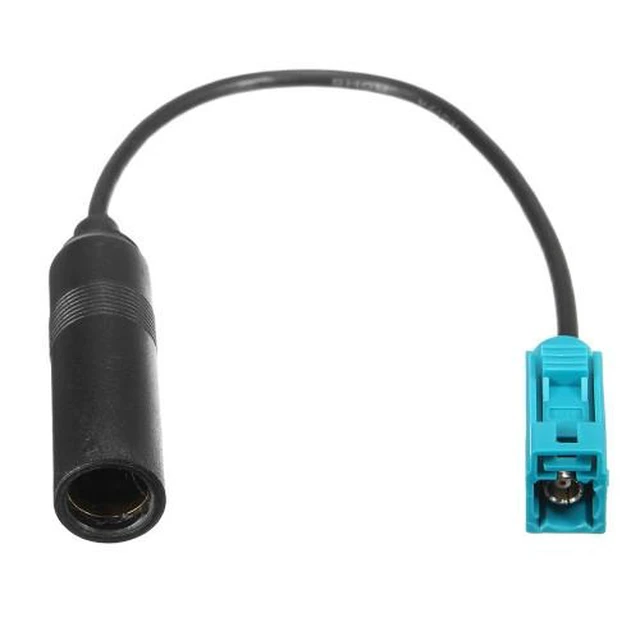 Alt view image 2 of 3 - Car Radio Antenna Adapter Cable Fakra Female to DIN Female Connector Standard Aerial Connection for Aftermarket Car Stereo 12V 14cm/5.5in Cable Length Color As the Picture Shows 1 pc
