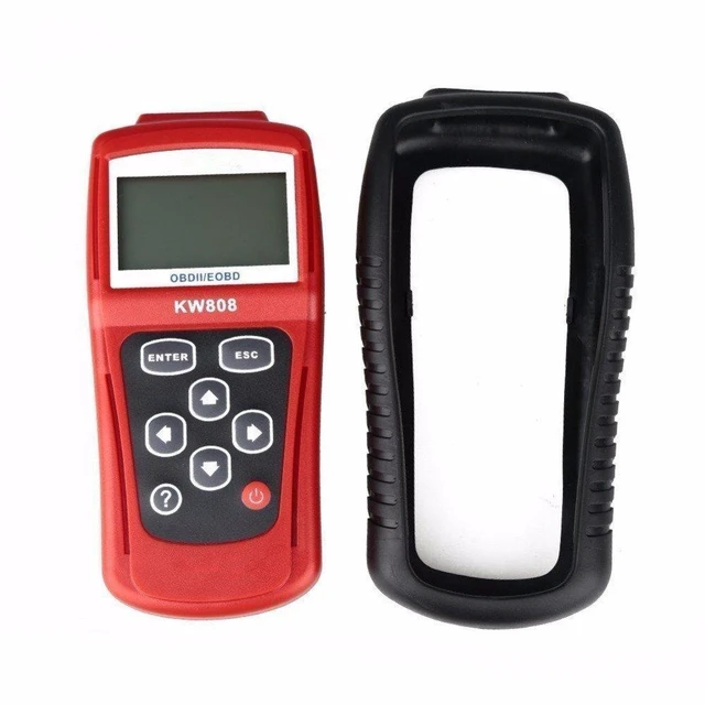Alt view image 7 of 7 - KW808 OBD2 OBDII EOBD Car Diagnostic Code Reader Vehicle Fault Code Tester and OBD-II Diagnostic Tool with 16-Pin Connectivity Live PCM Data O2 Sensor Tests DTC Lookup USB Printing 6-Foot Cable