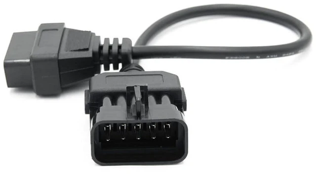Main image of 10 Pin OBD Diagnostic Cable with OBD2 16 Pin Extension Connector Vehicle Data Link Cable for Automotive Diagnostic Connection Car Diagnostic Connector CE Plastic 26CM Black 1pc