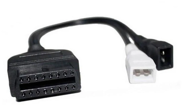 Main image of 2 X 2Pin to 16Pin OBD2 Conversion Cable Automotive Diagnostic Adapter Lead Data Link Connector for Earlier Vehicles with 2+2 Socket Connection DIY Vehicle Repair OBDII Interface 0.65ft/20cm