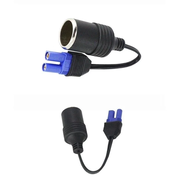 Alt view image 4 of 5 - EC5 to Cigarette Lighter Socket Adapter Cable 12V Jump Starter Power Supply Lead 15A Output Current Emergency Power Cable for Air Compressors Car Refrigerators Cleaners and Recorders 178mm