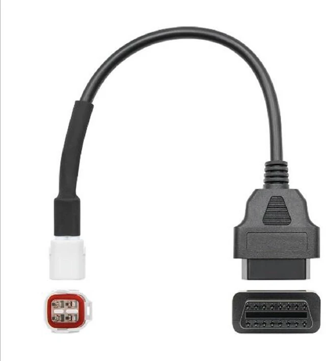 Main image of OBD 16-Pin Diagnostic Adapter Cable 6-Pin and 3+4 Pin Vehicle Connector OBD-II Diagnostic Cable for Vehicle-Specific Ports Universal Diagnostic Tool Connection 4pin