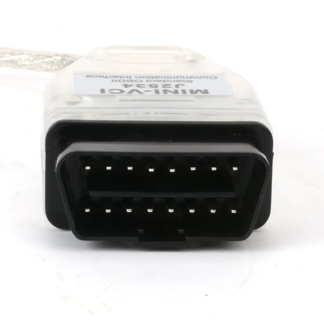 Alt view image 3 of 4 - Mini Vci J2534 Diagnostic Programming Cable USB to OBD2 16pin Adapter TIS Techstream Software Communication Protocols for Toyota Since 1996 Win7 32 bit FTDI FT232RQ V1.4.0