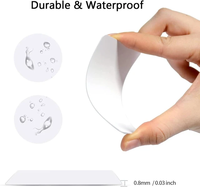 Alt view image 6 of 6 - NTAG215 NFC Cards NFC Tags Blank PVC Smart Cards 504 Bytes 13.56MHz Waterproof Programmable Read/Write Compatible with iPhone 7 iOS 13 or Later Solid White 85.5*54*0.8mm 50 Pcs