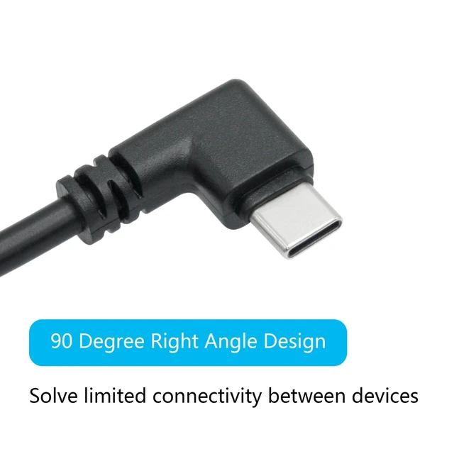 Alt view image 5 of 7 - USB C 4 Pin Bare Wire Pigtail Cable 90 Degree Type C Male Plug Open End Power and Data Lead 22AWG 5V/3A 480 Mbps Tinned Soldering Wire for DIY Repair 11inch 2Pcs