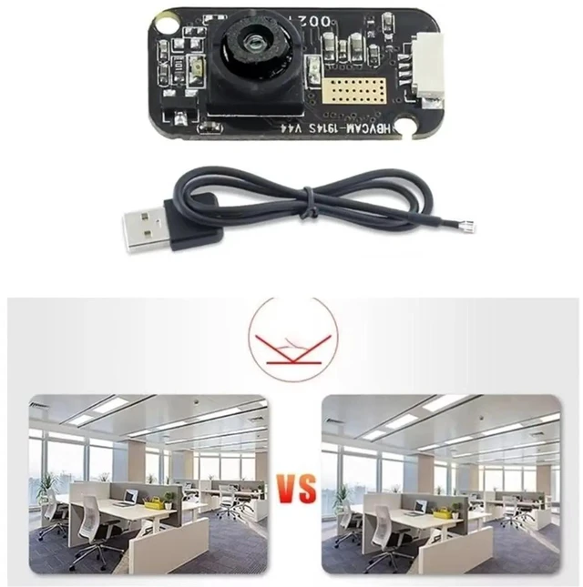 Alt view image 2 of 3 - GC0308 128FPS High-Speed Eye Tracking Module 160 Degrees USB Eye Tracker with Iris Recognition 300000 Pixel USB Drive Free Module for High-Speed Eye Tracking