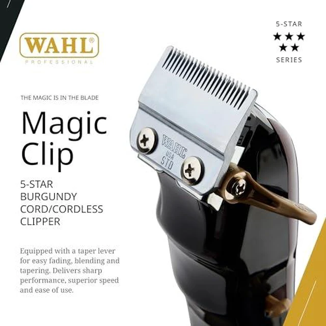 Alt view image 2 of 6 - 8148 Lithium-Ion Cordless Hair Clipper and Corded Fade Clipper with Stagger-Tooth 2161 Blade Taper Lever for Precision Fading and Blending 90+ Minute Runtime