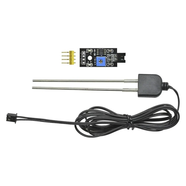 Alt view image 2 of 3 - Soil Moisture Sensor Module with Wire Corrosion Resistance Soil Probe Soil Humidity Test Detector Soil Moisture Measurement Testing Module