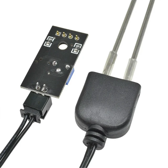 Alt view image 3 of 3 - Soil Moisture Sensor Module with Wire Corrosion Resistance Soil Probe Soil Humidity Test Detector Soil Moisture Measurement Testing Module