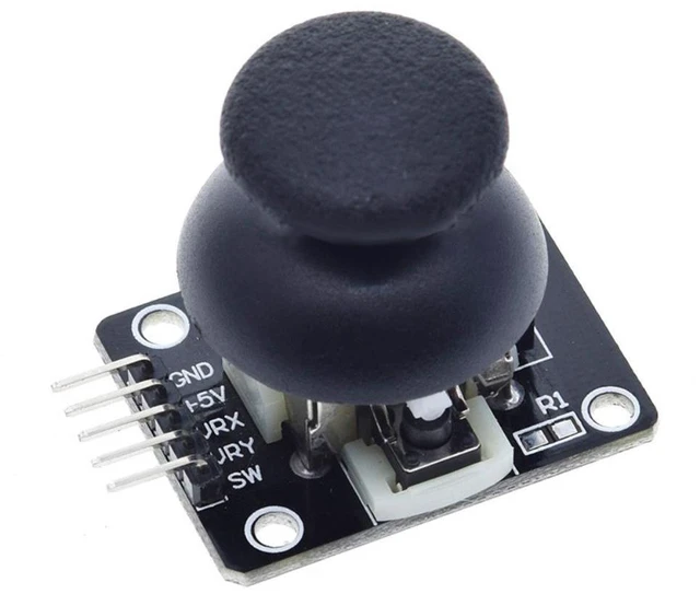 Main image of Dual-Axis XY Joystick Module Analog Control Lever Sensor with Push-Button Digital Switch 10K Potentiometer 3.3V-5V Input Separate X/Y/Z Outputs Compatible with Sony PlayStation 2