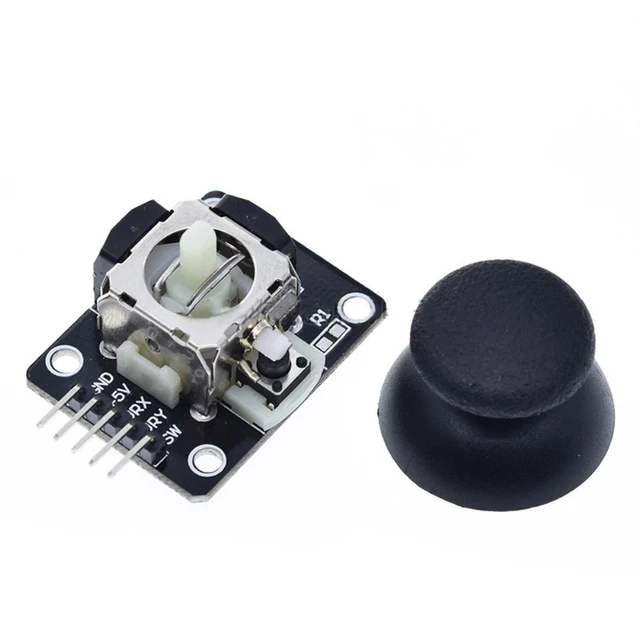 Alt view image 4 of 4 - Dual-Axis XY Joystick Module Analog Control Lever Sensor with Push-Button Digital Switch 10K Potentiometer 3.3V-5V Input Separate X/Y/Z Outputs Compatible with Sony PlayStation 2