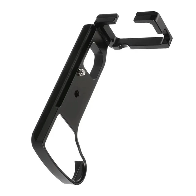 Alt view image 2 of 3 - Hand Grip Tripod Mount L Bracket Aluminum QR L-Plate Camera Holder Tripod Mounting Accessory Camera Support Bracket For RX10M3/RX10M4/RX10III/RX10 IV Cameras