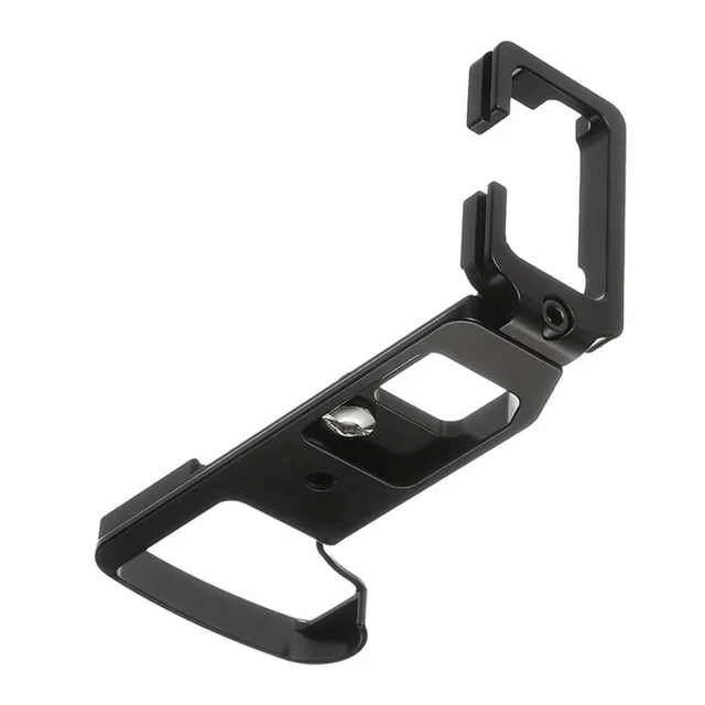 Alt view image 3 of 3 - Hand Grip Tripod Mount L Bracket Aluminum QR L-Plate Camera Holder Tripod Mounting Accessory Camera Support Bracket For RX10M3/RX10M4/RX10III/RX10 IV Cameras