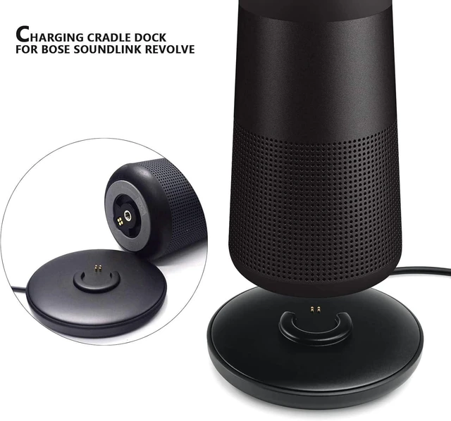 Alt view image 8 of 10 - Charging Cradle Charger for Bose Soundlink Revolve, Charging Cradle for Bose Soundlink Revolve/Soundlink Revolve+ (Series II) Revolve Plus/Plus 2 Speaker Charging Dock Replacement Charger Base