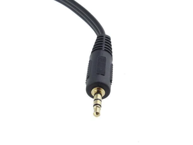 Alt view image 3 of 6 - 3.5mm TRRS Audio Splitter Cable 1M/3F Male to 3 x 3.5mm Female Stereo Jacks 1 Input 3 Output AUX Distributor Gold Plated Connectors for Headphones 2pcs 1FT