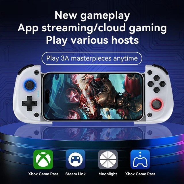 Alt view image 4 of 5 - X3 Telescopic Phone Gaming Controller Hall Effect Joystick & Trigger Gamepad Built-In Cooling Fan Bluetooth 5.2 Low-Latency Connection 20H Battery For PC/Switch/Android/iOS