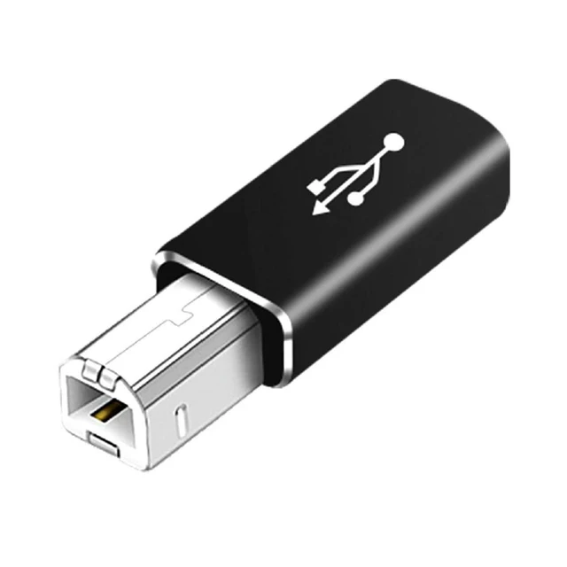 Alt view image 2 of 3 - USB C Female to USB B Male Adapter USB-C to USB-B Connector Converter MIDI Controller Keyboard Adapter for Native Musical Instruments and Printer Devices
