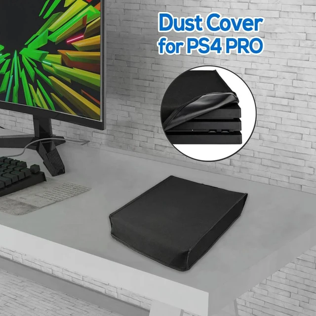 Alt view image 3 of 3 - Dustproof Protective Cover Game Console Protector Host Game Console Cover Dust Protection Accessory For PS4 Pro Console Dust Guard and Protective Shield