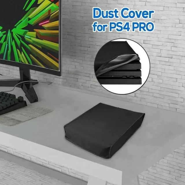 Alt view image 2 of 3 - Dustproof Protective Cover Game Console Protector Host Game Console Cover Dust Protection Accessory For PS4 Pro Console Dust Guard and Protective Shield