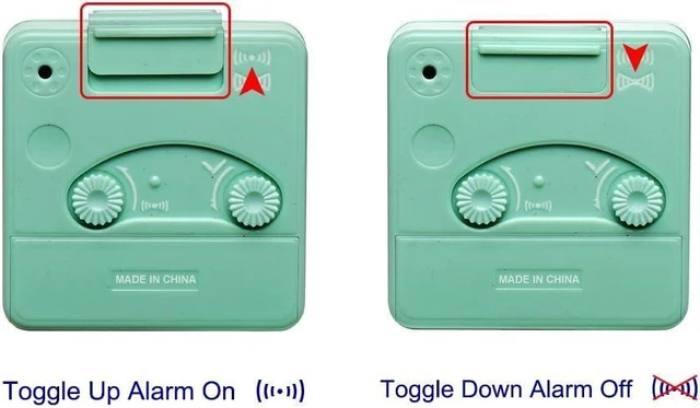 Alt view image 4 of 7 - Silent Analog Quartz Alarm Clock Battery Powered Travel Clock with Snooze and Manual Backlight Luminous Hands Quiet Sweep No Ticking Movement and Ascending Four Beep Alarm Aquamarine