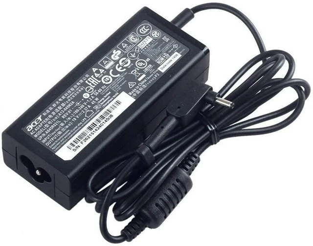 Main image of 45W 19V 2.37A AC Adapter Power Supply Charger 3.0 1.1mm Small Pin Battery Cord AO1 131 AO1 431 C730 C738T C810 Replacement Unit Main Cable Wire for Cloudbook Chromebook Laptop Computer Notebook