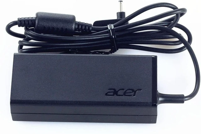 Alt view image 5 of 6 - 45W 19V 2.37A AC Adapter Power Supply Charger 3.0 1.1mm Small Pin Battery Cord AO1 131 AO1 431 C730 C738T C810 Replacement Unit Main Cable Wire for Cloudbook Chromebook Laptop Computer Notebook