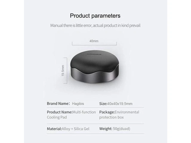 Alt view image 7 of 7 - Magnetic Laptop Cooling Pad Ergonomic Stand Ball Small Invisible Portable Cooler Foot Heat Dissipation Riser Bracket Holder Anti Slip Silicone Airflow Base for Notebook Tablet PC Computer Setup